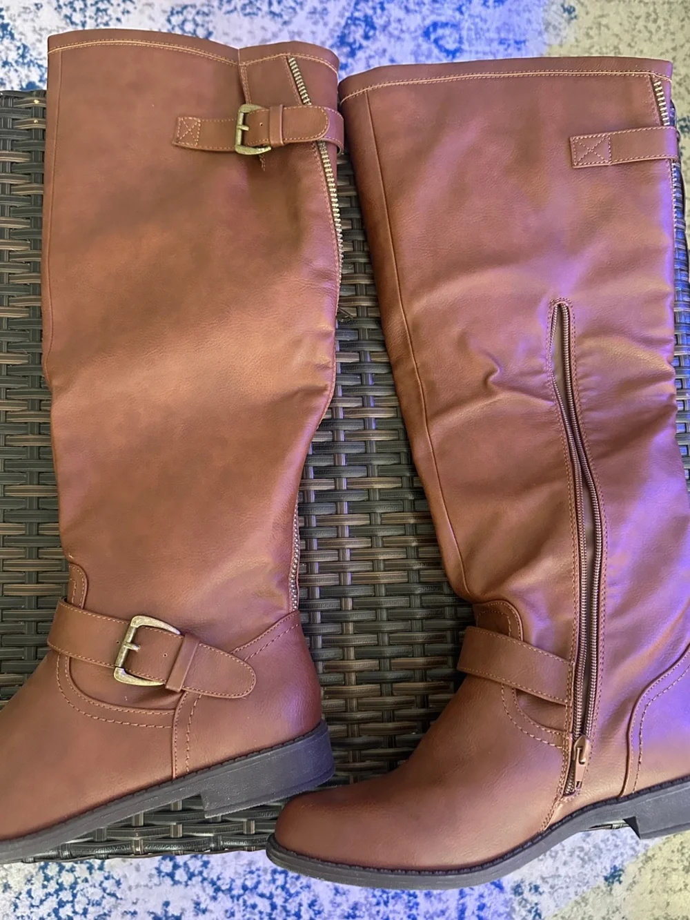 Women's Tall Brown Riding Boots - Classic Knee-High Style